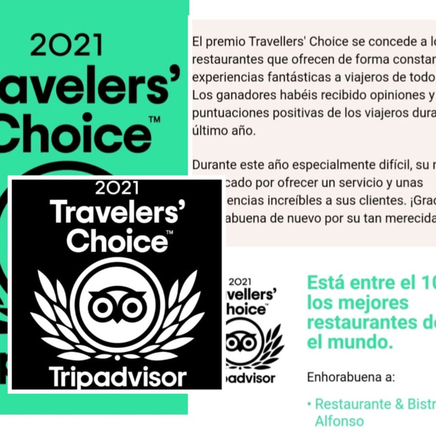 Travellers' Choice 2021 Tripadvisor